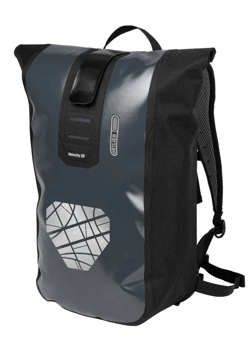 Ortlieb Velocity High Viz Backpack - 23 Litre - Black - Image 3