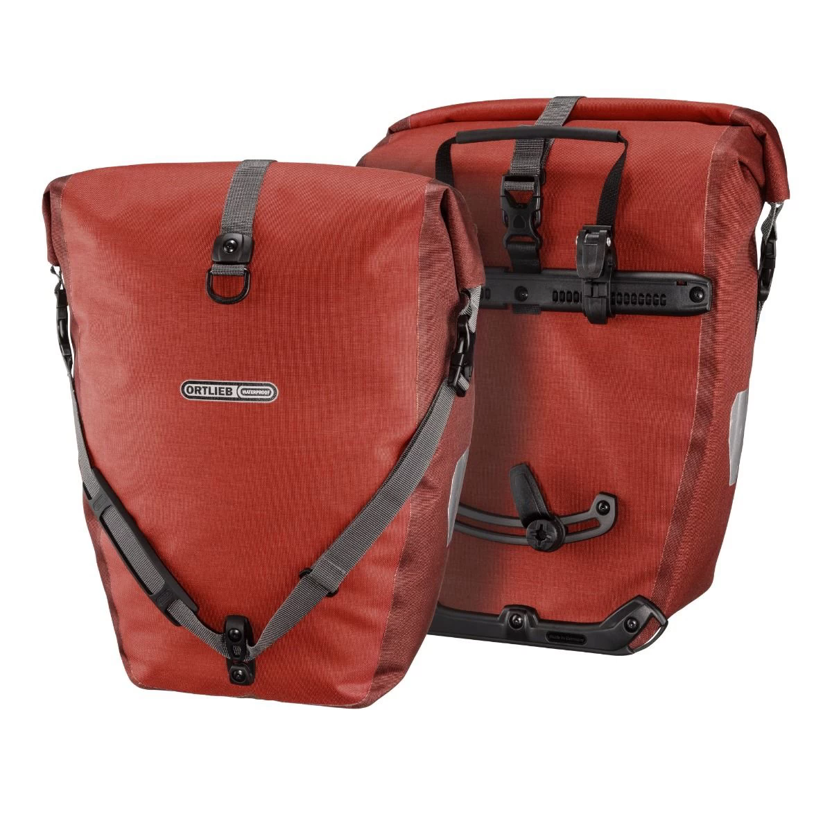 Ortlieb Back Roller Plus QL2.1 Pannier Bags - 40 Litre - Salsa/Dark Chili - Image 11