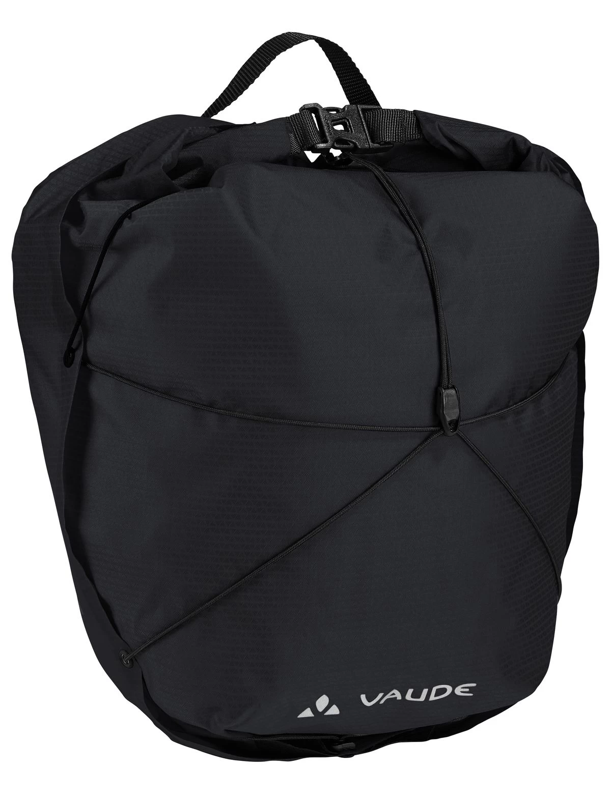 Vaude Aqua Front Light 22L Pannier Bag - Black - Image 6