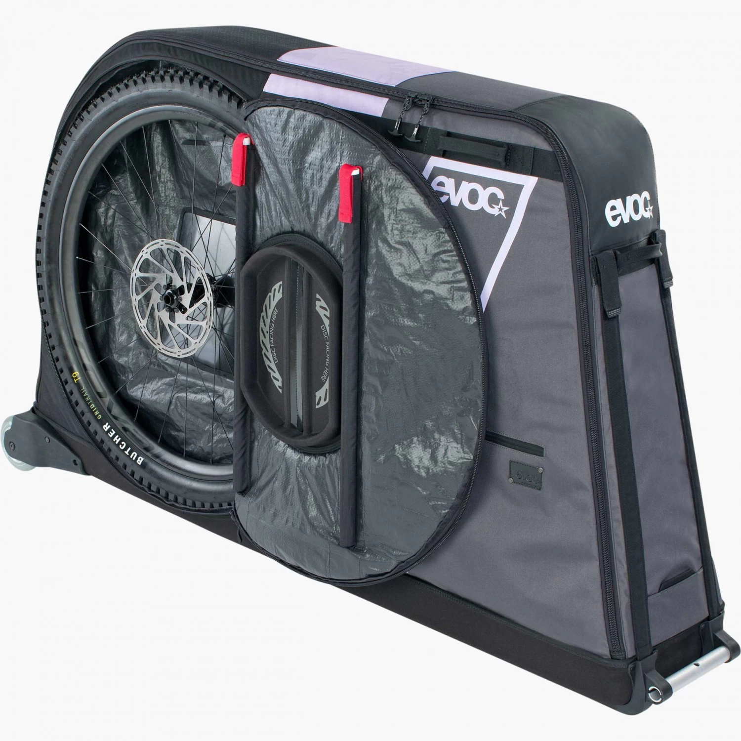 Evoc Bike Travel Bag Pro - Black/White/Grey - Image 2