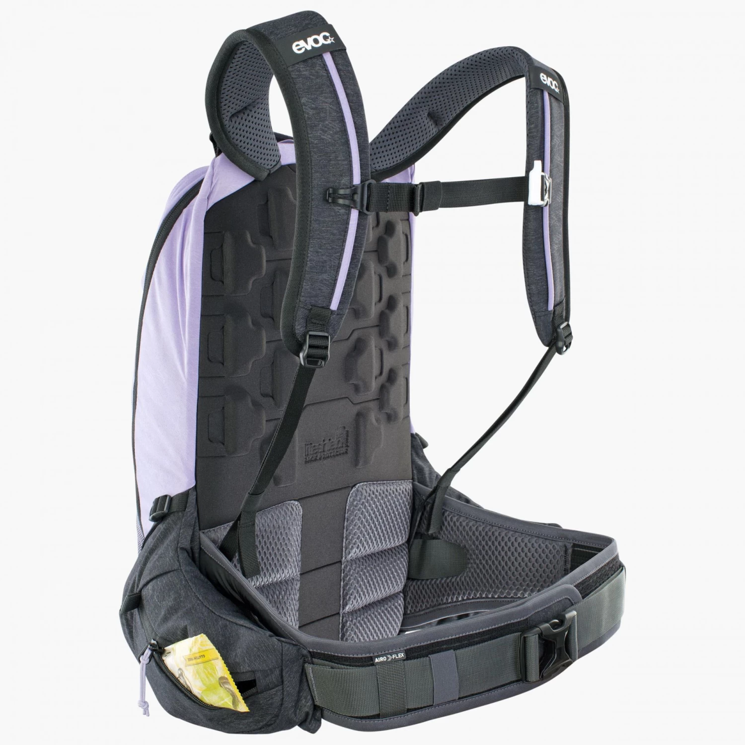 Evoc Trail Pro Protector 16 Litres Backpack - Purple/Black - Image 9