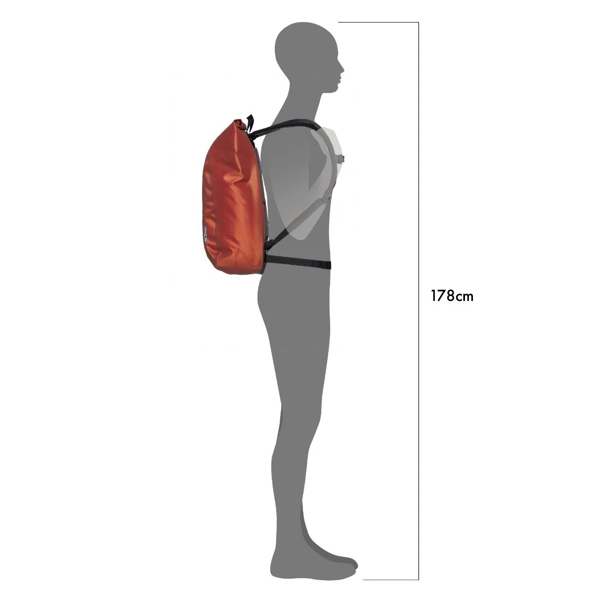 Ortlieb Velocity PS Backpack - 23 Litre - Rooibos - Image 7