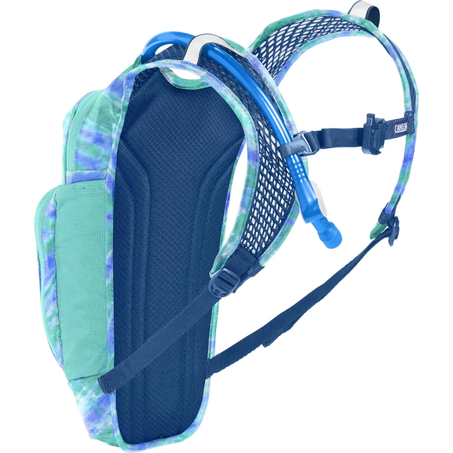 Camelbak Mini MULE 1.5l Reservoir Kids Hydration Pack - Tie Dye/Blue - Image 9