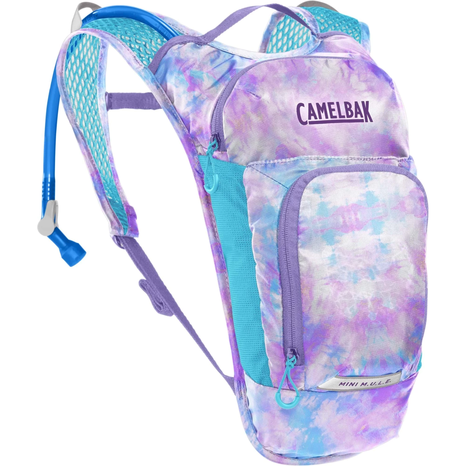 Camelbak Mini MULE 1.5l Reservoir Kids Hydration Pack - Tie Dye/Blue - Image 3