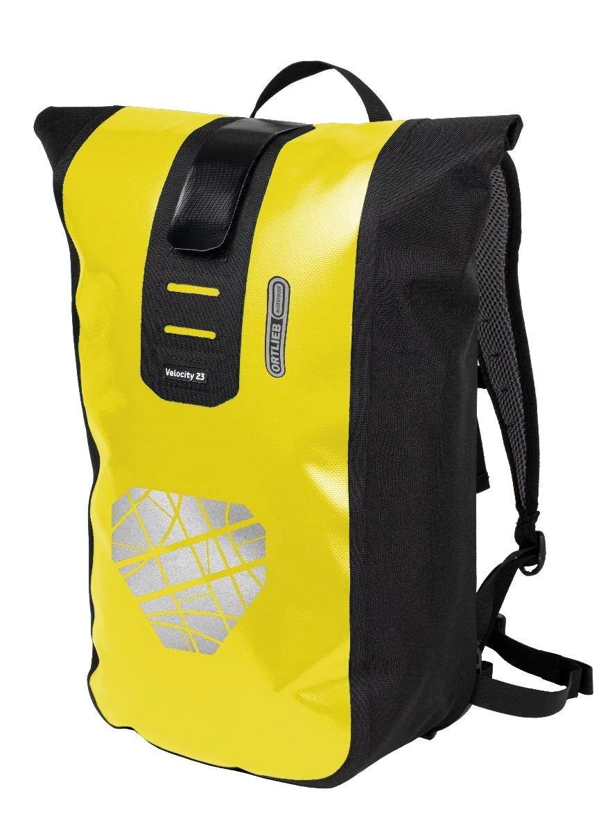 Ortlieb Velocity High Viz Backpack - 23 Litre - Black - Image 2