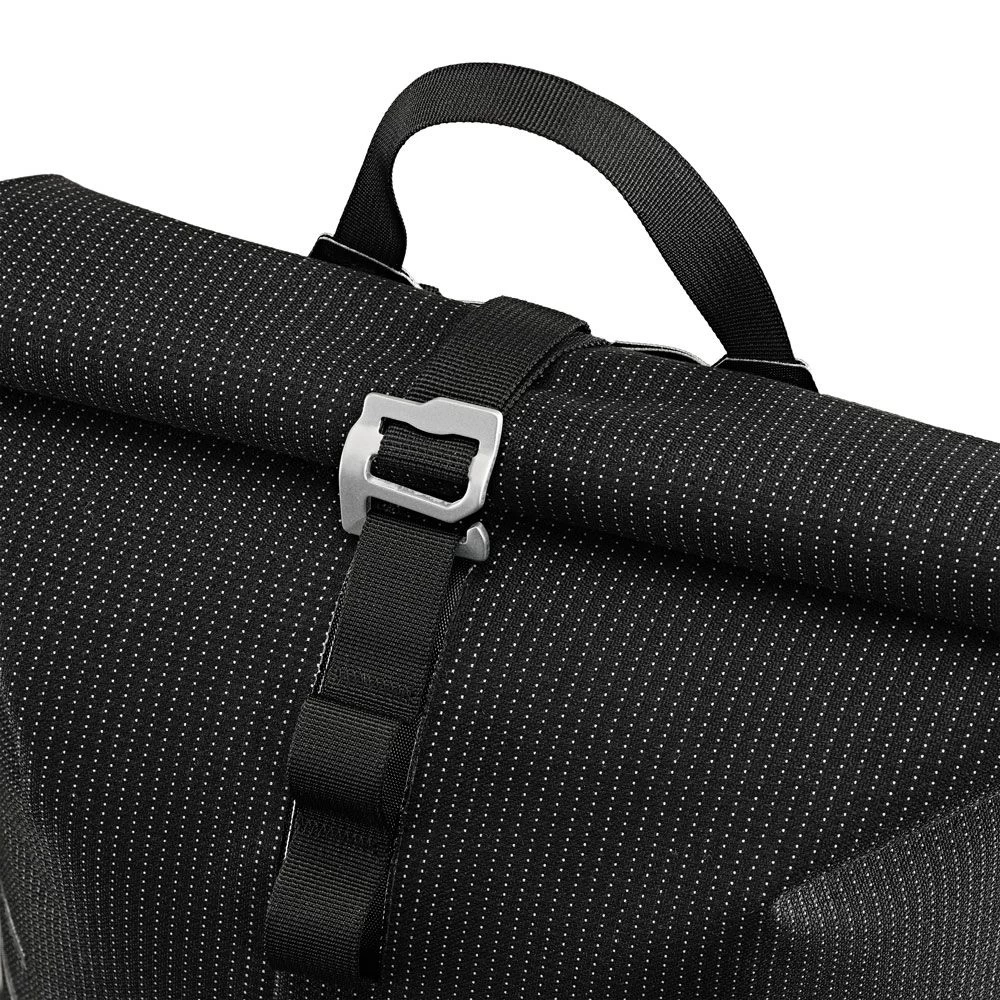 Ortlieb Commuter Daypack Hi-Viz Backpack - 21 Litre - Black Reflective - Image 9