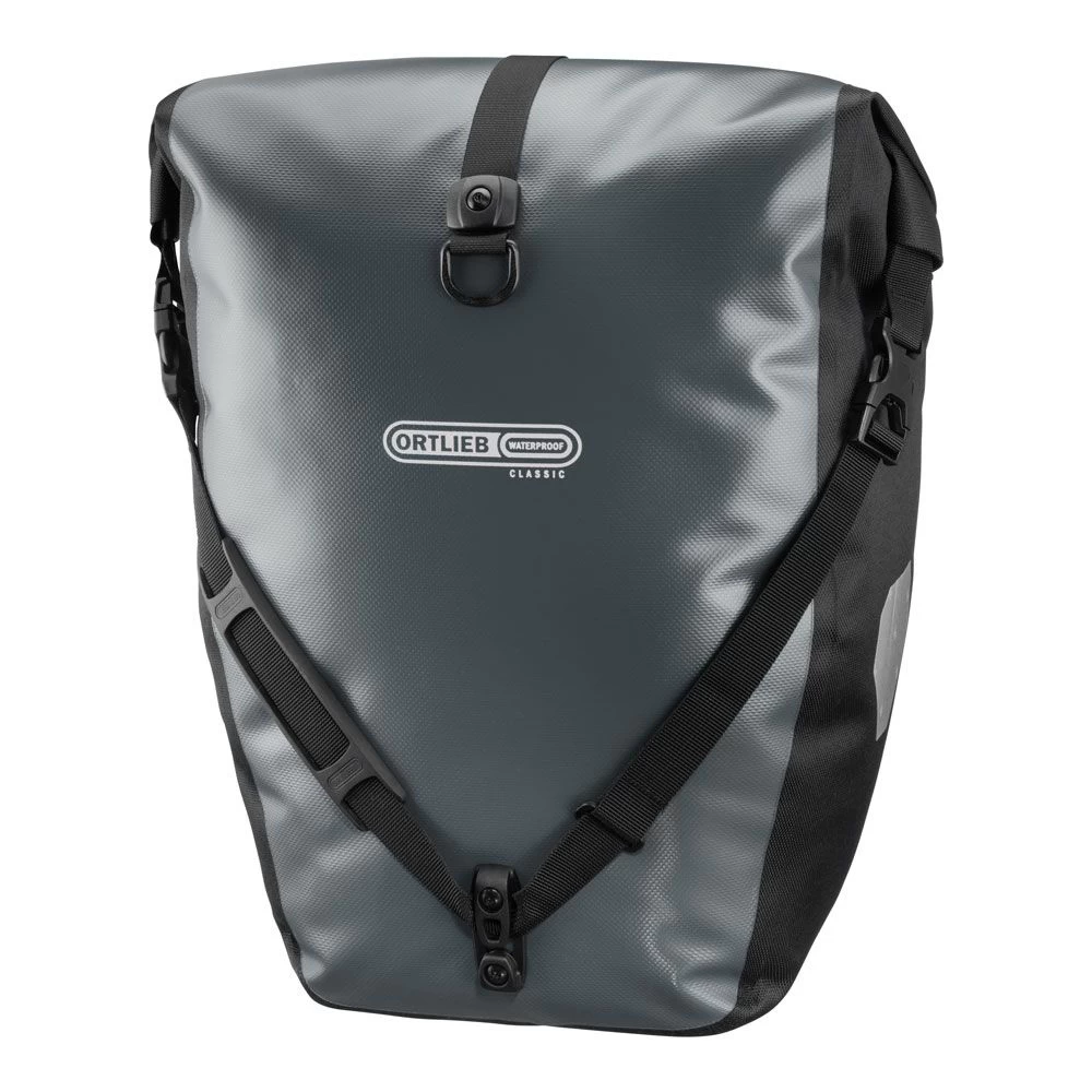 Ortlieb Back Roller Classic QL2.1 Pannier Bags - 40 Litre - Asphalt - Image 5
