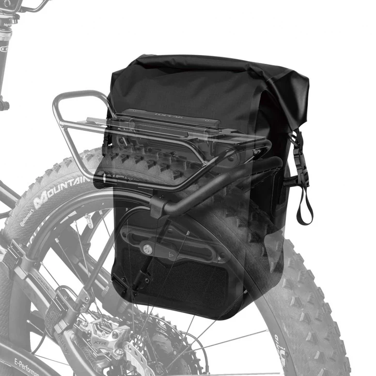 Topeak Drybag 20 Litre Pannier + Quicklock - Black - Image 2
