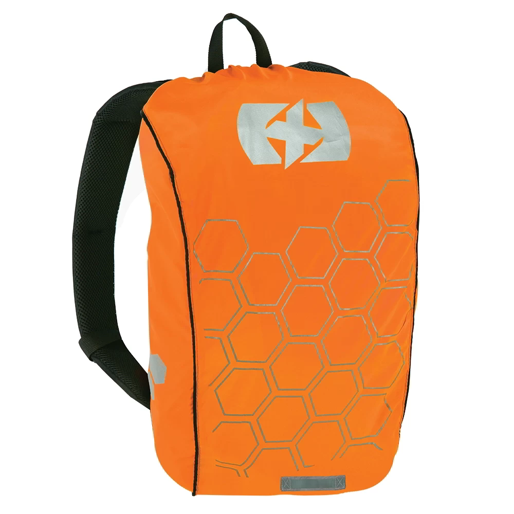 Oxford Bright Waterproof Backpack Cover - Orange - Image 2