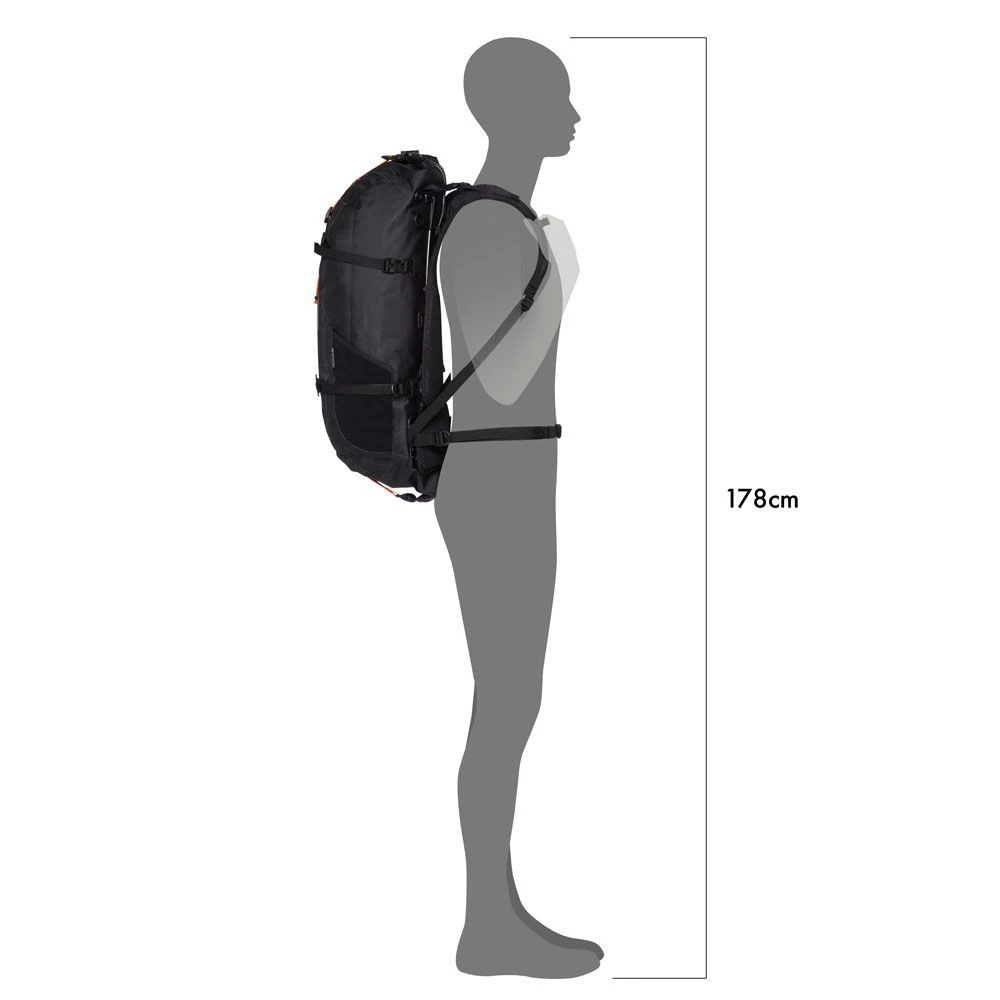 Ortlieb Atrack BP Backpack - 25 Litre - Black - Image 11