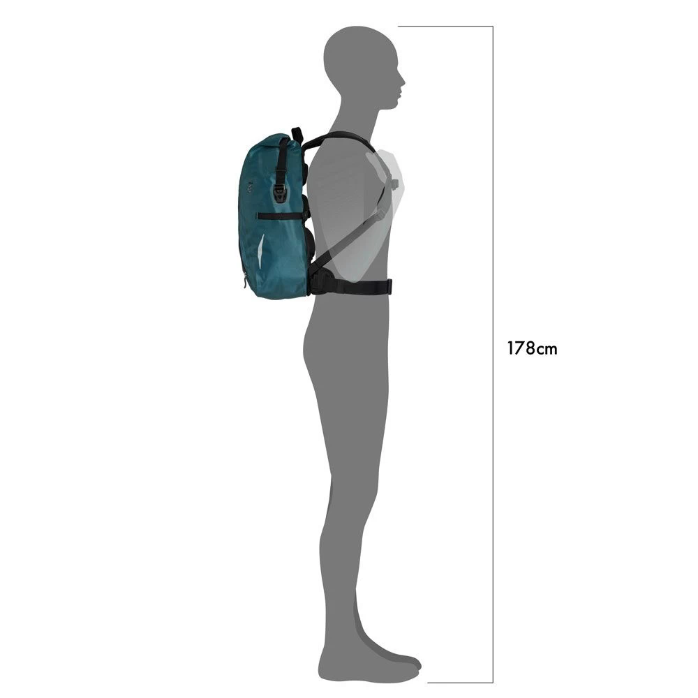 Ortlieb Packman Pro2 Backpack - 20 Litre - Petrol - Image 9