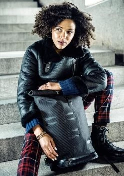 Ortlieb Commuter Daypack Hi-Viz Backpack - 21 Litre - Black Reflective