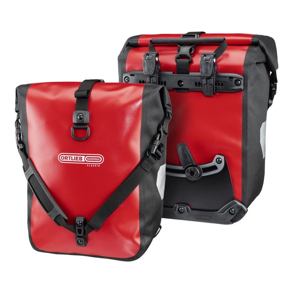 Ortlieb Sport Roller Classic QL2.1 Pannier Bags - 25 Litre - Red - Image 8