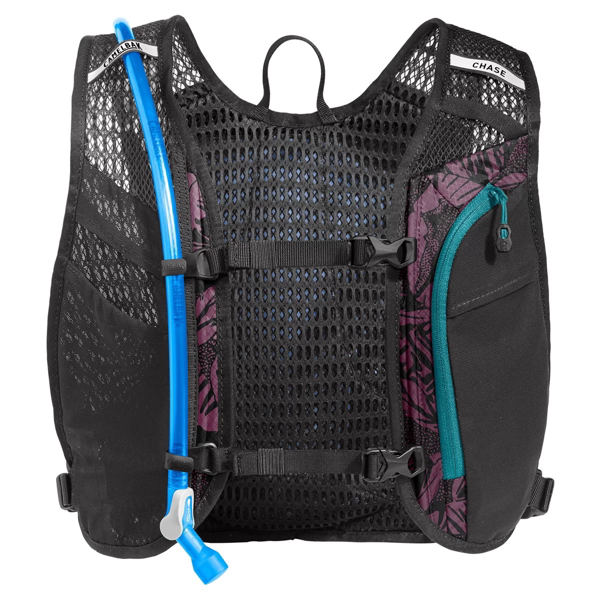 Camelbak Chase Bike Vest 4 Litre Hydration Pack - Plum/Black Palms - Image 7