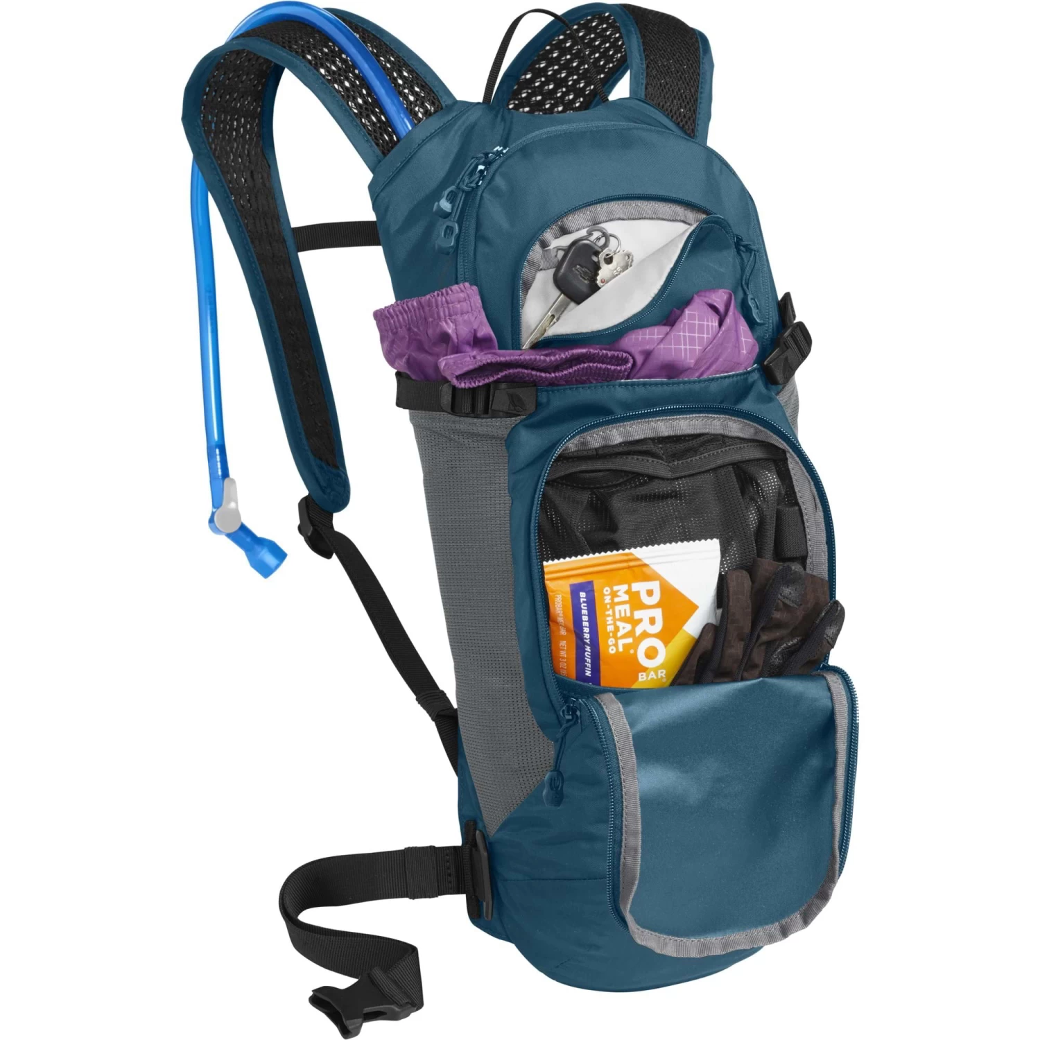 Camelbak Lobo 9L Hydration Pack With 2L Reservoir - Moroccan Blue/Black - Image 2