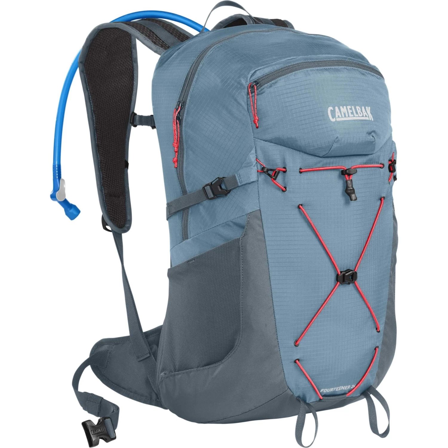 Camelbak Fourteener 24 Women's Hydration Pack With 3L Reservoir - Blue/Coral - Image 2