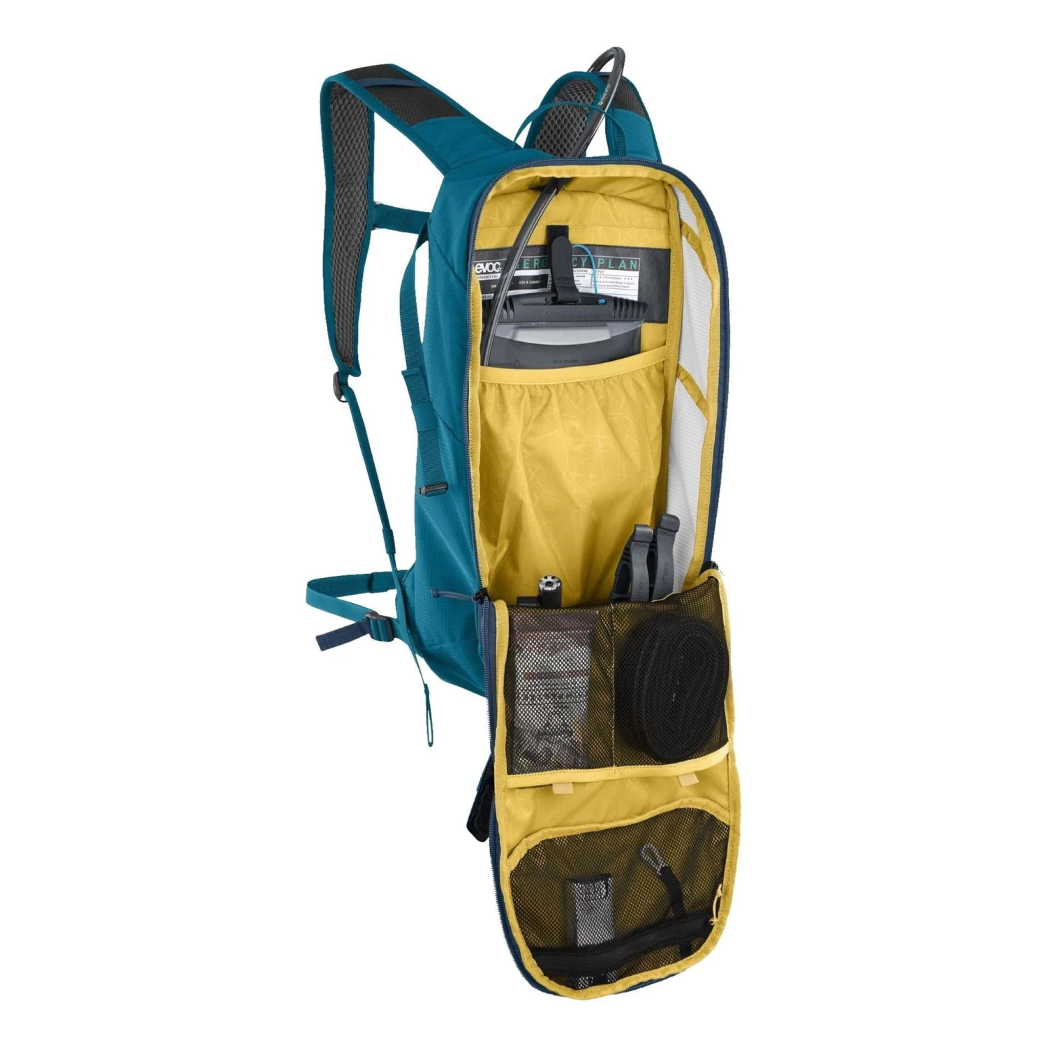 Evoc Ride Performance Backpack 8 + 2 Litre Bladder - Blue - Image 2
