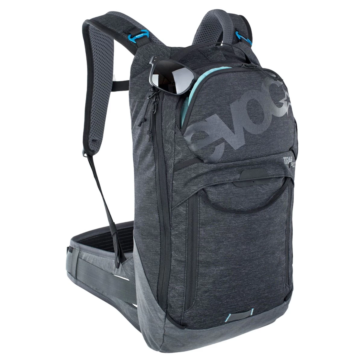 Evoc Trail Pro Protector 10 Litre Backpack - Black/Carbon Grey