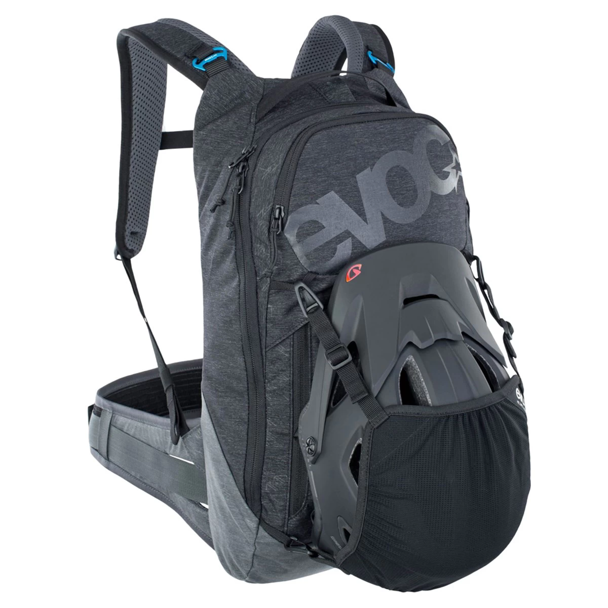 Evoc Trail Pro Protector 10 Litre Backpack - Black/Carbon Grey - Image 7