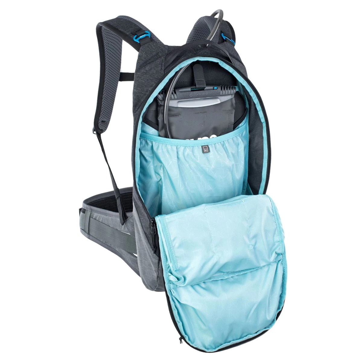 Evoc Trail Pro Protector 10 Litre Backpack - Black/Carbon Grey - Image 4