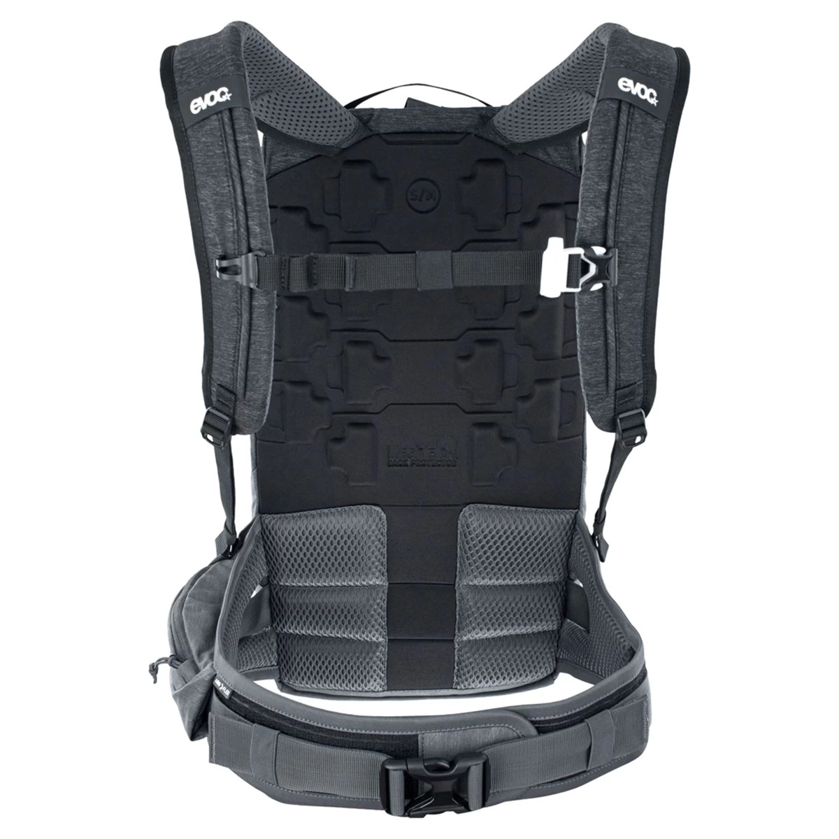 Evoc Trail Pro Protector 10 Litre Backpack - Black/Carbon Grey - Image 8