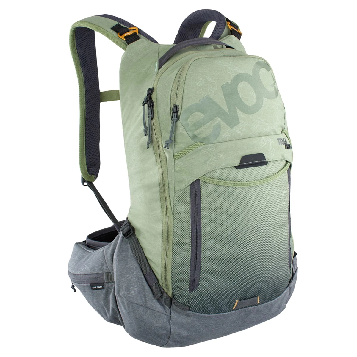 Evoc Trail Pro Protector 16 Litre Backpack - Light Olive/Carbon Grey - Image 2