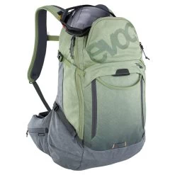 Evoc Trail Pro Protector 26 Litre Backpack - Curry/Denim