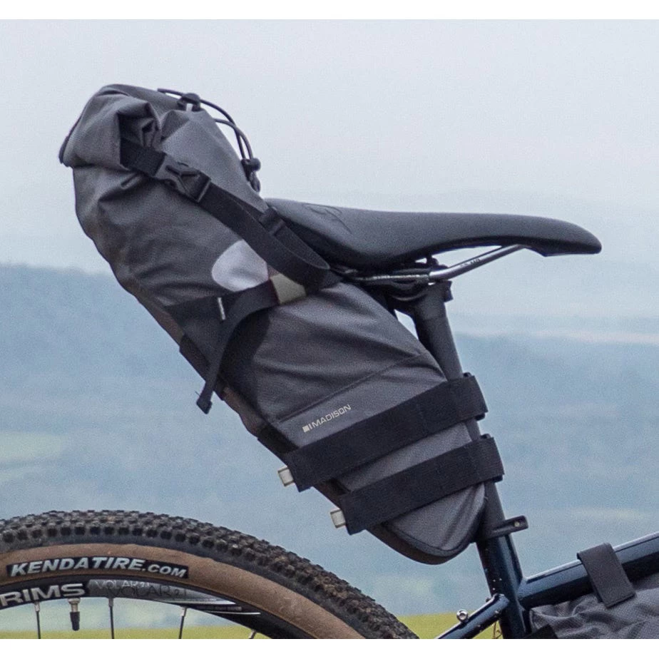 Madison Caribou Bike Packing Seat Pack - Grey - Small - Image 2
