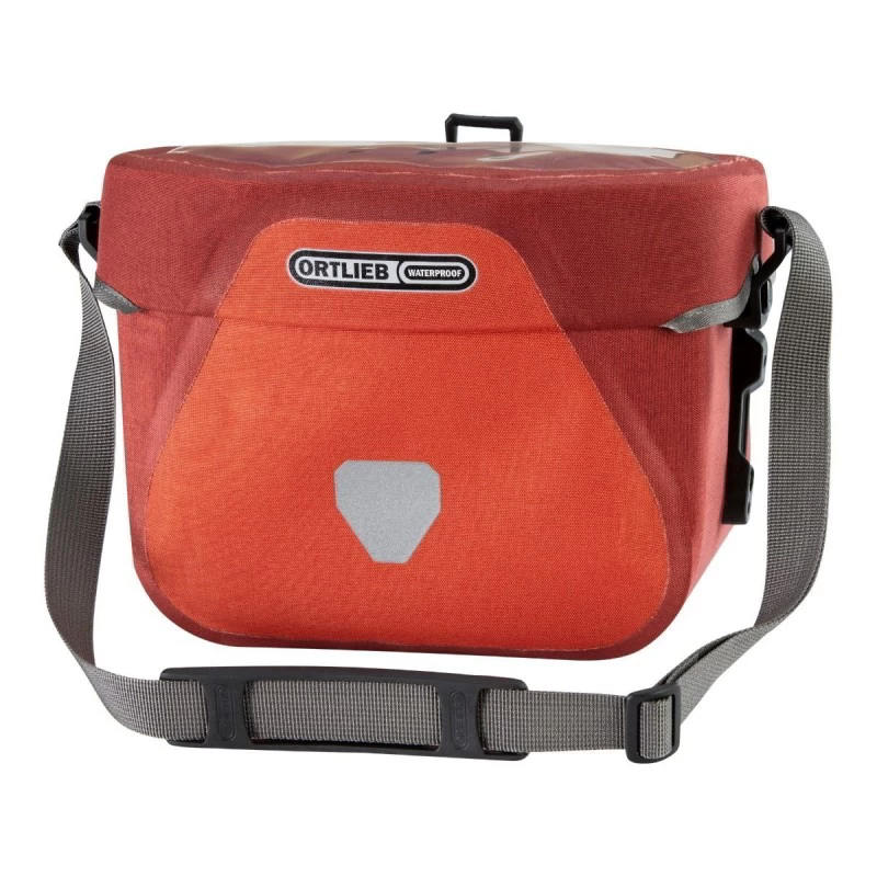 Ortlieb Ultimate Six Plus Handlebar Bag - 6.5 Litre - Salsa/Dark Chili - Image 5