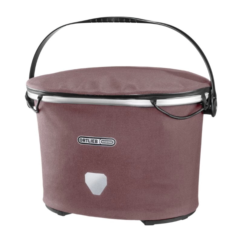 Ortlieb Up Town Urban Handlebar Bag - 17.5 Litre - Ash Rose - Image 2
