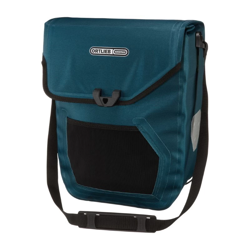 Ortlieb E-Mate QL2.1 Single Pannier Bag - 16 Litre - Petrol - Image 3