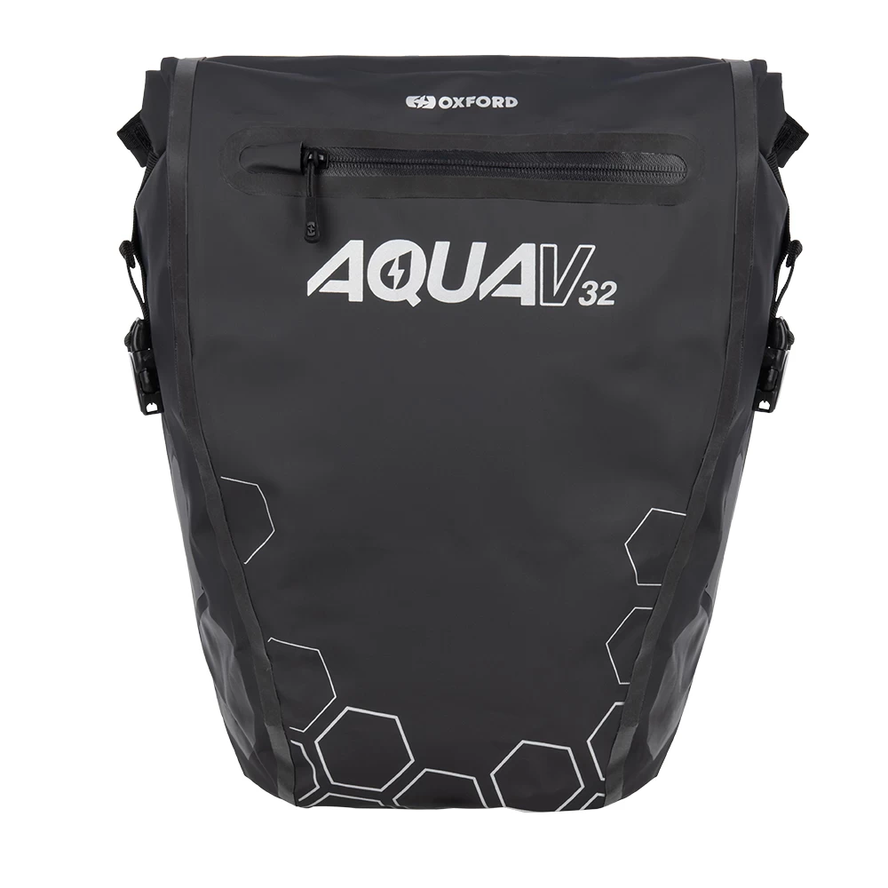 Oxford Aqua V 32L Double Pannier Bag - Black - Image 5