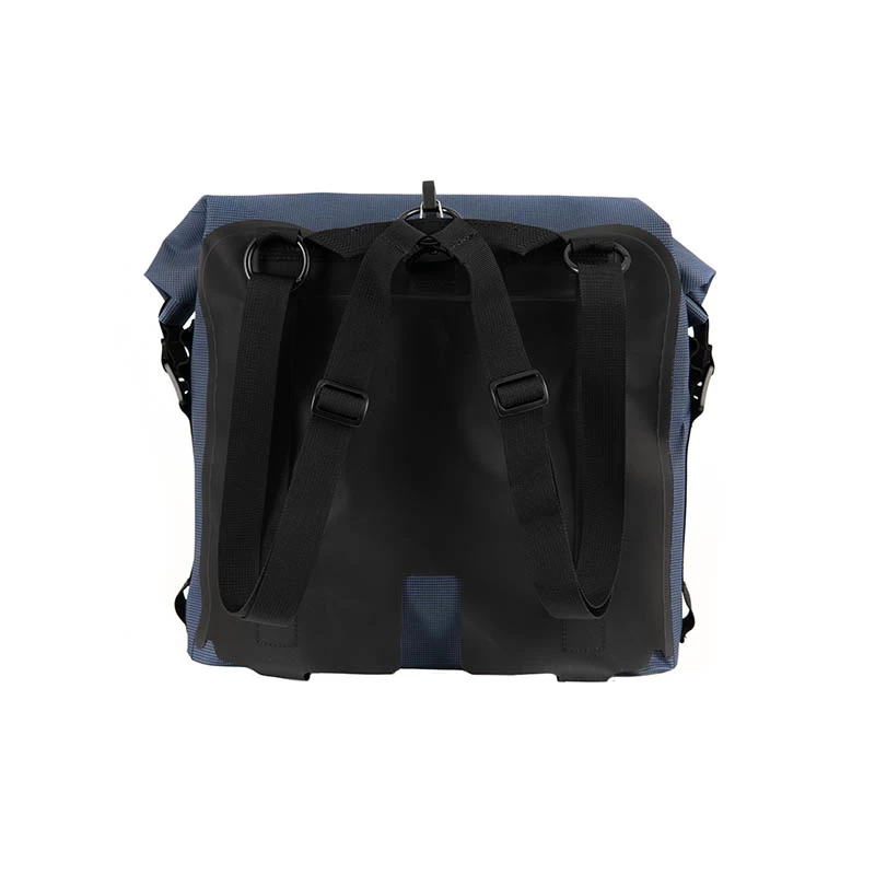 Brompton Borough Waterproof Bag With Frame - Small 9 Litres - Navy - Image 3
