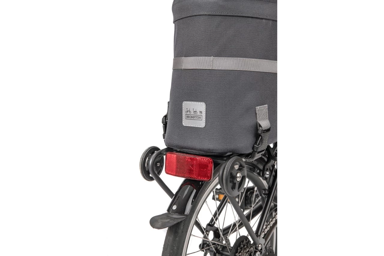 Brompton Borough Roller Rack Bag - 14L - Dark Grey - Image 8