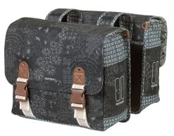 Basil Boheme Double Pannier Bag - 35L - Forest Green