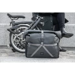 Brompton Borough Roll Top Bag - Large - Grey