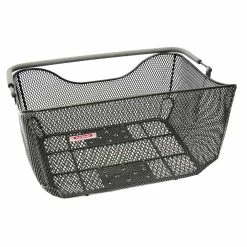 Pletscher Easyfix Deluxe Basket - Black - 400 X 310 X 210mm