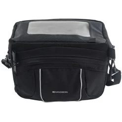 Madison HB10 Handlebar Bag With Upper Map Cover - 4.3L - Black