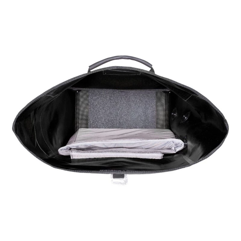 Ortlieb Vario PS High-Vis QL2.1 Pannier Bag - 26L - Black - Image 5