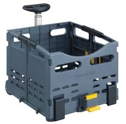 Topeak TrolleyTote Folding MTX Rear Basket - 25L - Grey