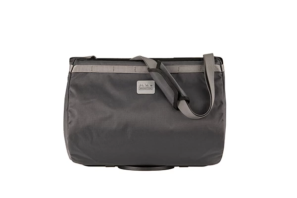 Brompton Borough Basket Bag With Frame - Dark Grey - Large - Image 7