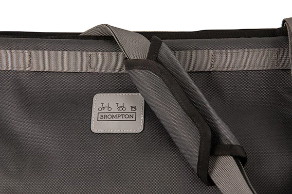 Brompton Borough Basket Bag With Frame - Dark Grey - Large - Image 5