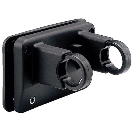 RIXEN & KAUL Rixen Kaul KLICKfix Fixed Mounting Clamp - Black - Fits Bars 22-26mm